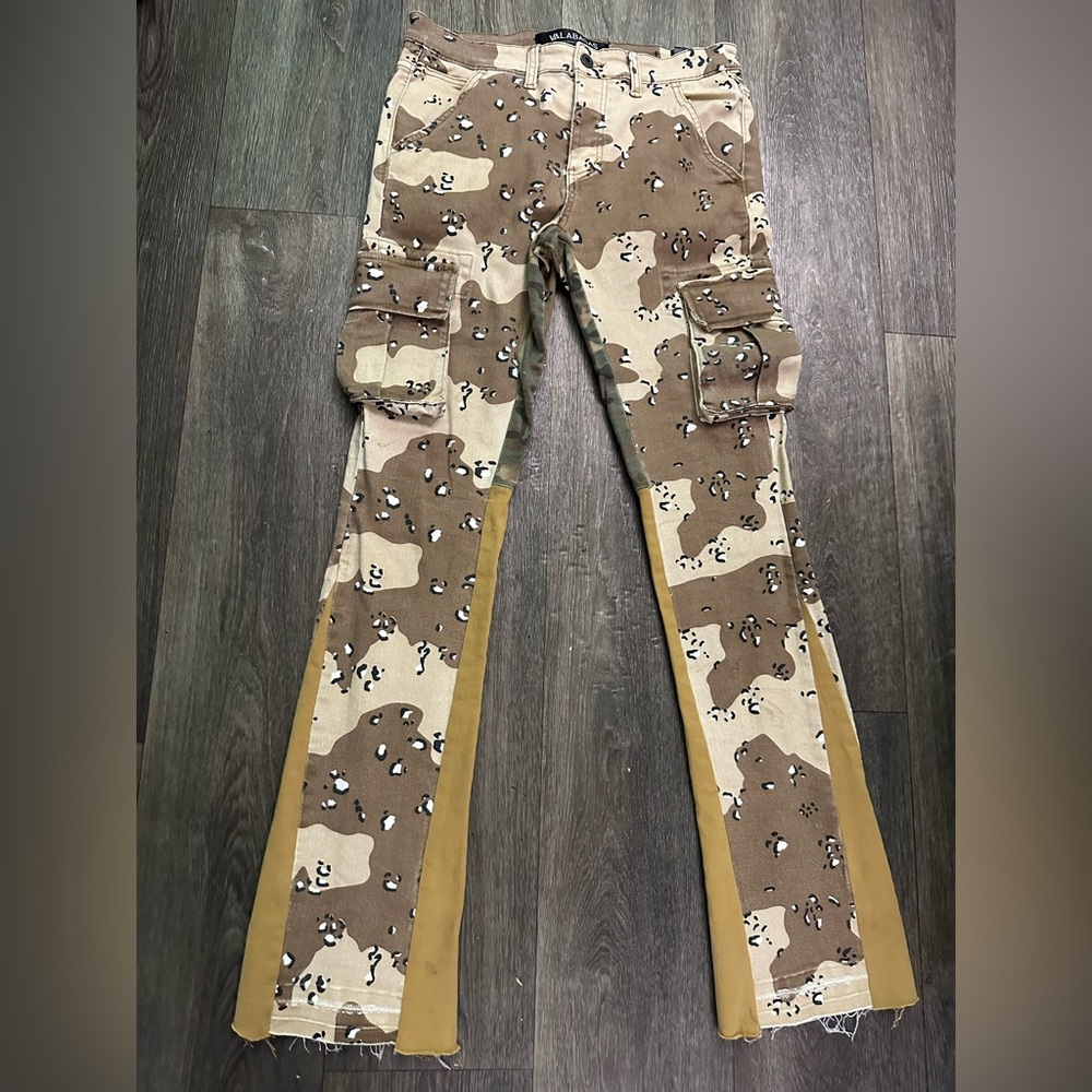 Camo Flare Cargos